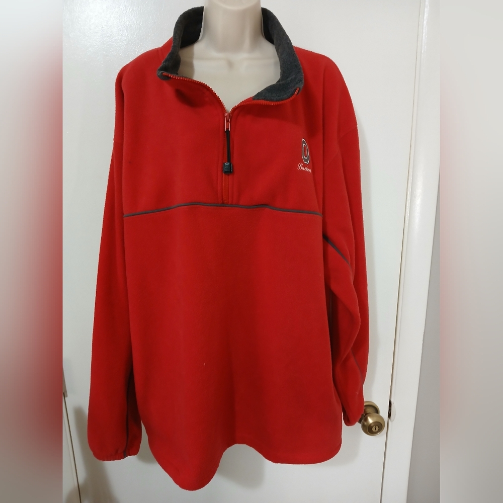 Red Half-Zip Pullover Ohio State Buckeyes